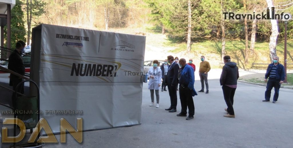 Drugi dezinfekcioni tunel doniran za JU Bolnica Travnik